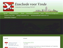 Tablet Screenshot of enschedevoorvrede.nl